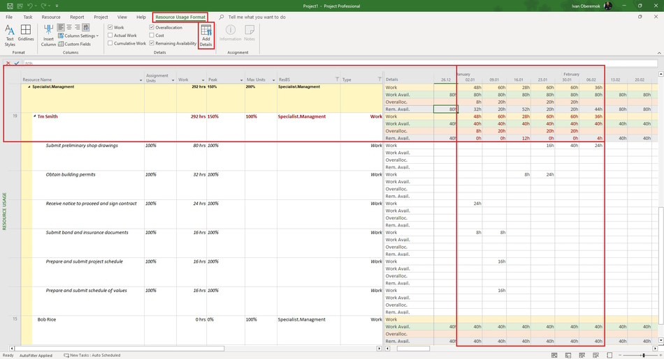Leveling the resource by adding resources in MS Project Pro